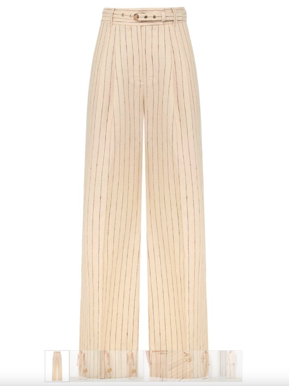 Zimmermann Rebellion Pinstripe Wide Pant NWT